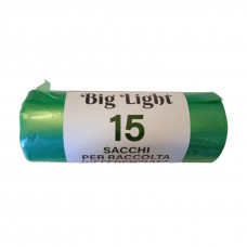 SACCHI IMMONDIZIA 15PZ CM.90X120 VERDE (12pz)